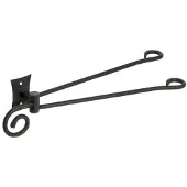 Sapho Dubbele Handdoekhouder Rebecca Draaibaar 36.2 cm Zwart