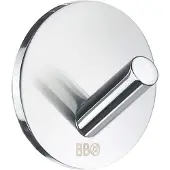 Beslagsboden Haak Xtra Design Mini 4 Stuks Rond Zelfklevend Chroom
