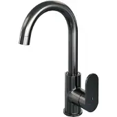 Brauer Edition Wastafelkraan Hoog - Hendel 3 - Geborsteld Gunmetal PVD - Zonder Waste - Messing - Kranen, Wastafelkranen, Opbouw Wastafelkranen