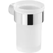 Sapho Bekerhouder Pirenei Hangend 6.9x10.5 cm Chroom / Satijnglas