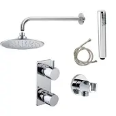 Boss & Wessing ACTIE Inbouw Regendouche | Cemal | Rechthoek Muuruitloop | Chroom