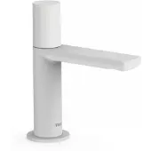 Tres Fonteinkraan Project 1-Knop Uitloop Recht 10 cm Rond Mat Wit