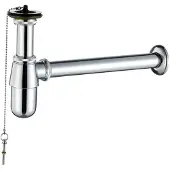 Boss & Wessing Bekersifon bws 5/4 33 cm met plug en ketting