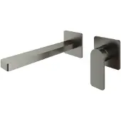 Hotbath Wastafelkraan Gal Inbouw Mengkraan 18 cm Geborsteld Nikkel PVD Excl. Inbouwdeel