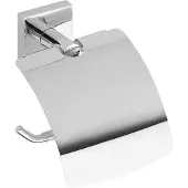 Sapho Toiletrolhouder X-Square 13.5x15.5 cm met Klep Chroom