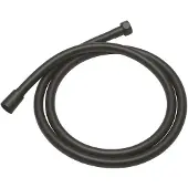 Qisani Doucheslang flow anti-twist 150 cm geborsteld mat zwart