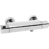Sapho Mixona Wandgemonteerde thermostatische douchemengkraan, chroom