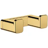 Hansgrohe Dubbele Handdoekhaak AddStoris Gepolijst Goud