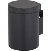 Geesa Wandafvalemmer Hotel 3 Liter RVS Zwart