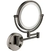 Best design Cosmeticaspiegel moya rond 20 cm gunmetal