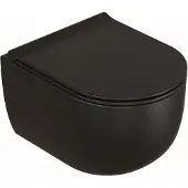 Boss & Wessing Wandcloset bws turbo 46 cm mat zwart