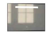 Brauer Garnet Spiegel 140x70cm - LED Verlichting Boven - Glas - Rechthoekig - Spiegels, Badkamerspiegels - 8720359338518