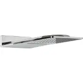 Boss & Wessing Bws wand hoofddouche luxe waterval rechthoek 25x60 cm chroom