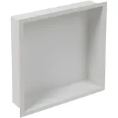 Plieger Inbox inbouwnis met flens 30x30x7.5cm waterproof RVS