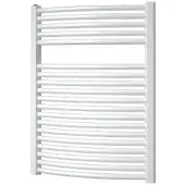 Boss & Wessing Designradiator bws odro gebogen met zijaansluiting 76,4x58,5 cm 528 watt black graphite