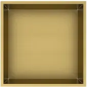 Best design Inbouwnis Kaya 30.5x30.5x7 cm Mat Goud