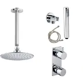 Boss & Wessing ACTIE Inbouw Regendouche | Cemal | Rechthoek Plafonduitloop | Chroom