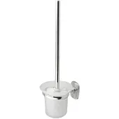 Aqualine Rumba Wandgemonteerde toiletborstel, matglas, chroom