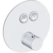 Sanilux Douchethermostaat select inbouw rond chroom