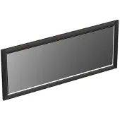 Forzalaqua Spiegel Gela 120x2x50 Cm Eiken Black Oiled