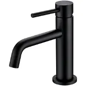 Van Marcke Wastafelmengkraan Cocoon - Lage Uitloop - Zwart Mat - 16,4cm