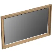 Forzalaqua Spiegel Reno Rechthoek 80x50 Cm Eiken Oyster