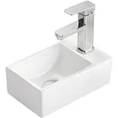 Boss & Wessing Fontein bws wanda 30,5x19x10,5 cm keramiek hoogglans wit