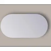 Sanicare Q-mirrors ovaal-ronde spiegel 120x70cm