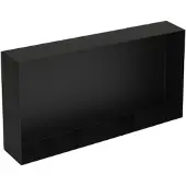 Plieger Inbox Inbouwnis - Opbouwnis - RVS - 60x30x10cm - Matzwart