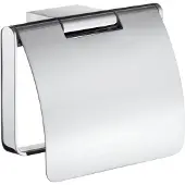 Smedbo Air Toiletrolhouder Met Klep - Chroom - Accessoires, Toilet accessoires, Toiletrolhouders - 7391447045840