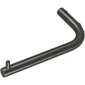 Qisani Toiletrolhouder Flow Geborsteld Gun Metal