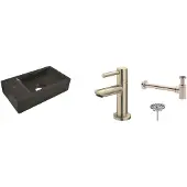 Wiesbaden Fonteinpack natuursteen links 36x18x9 cm rvs