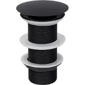 Differnz Wastafel Afvoerplug Always Open 7 cm Mat Zwart