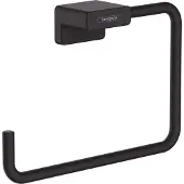 Hansgrohe AddStoris handdoekring zwart mat