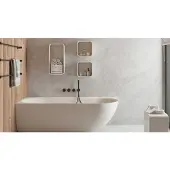 Ideavit Hoekbad SolidNova-CL 180x80x56 cm Links Mat Wit