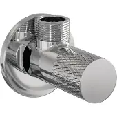 Brauer Chrome Carving hoekstopkraan compleet met slang chroom