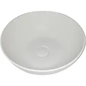 Sanimex Opbouw Wastafel Sardonyx Solid Surface Rond Wit