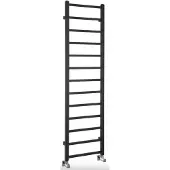 Sapho Metro Light Badkamerradiator 40x150cm, mat zwart
