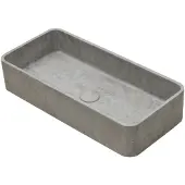 Ideavit Waskom Idea.Max 60x28x12 cm Rechthoek Beton Grijs/Bruin