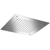 Hotbath Hoofddouche mate inbouw vierkant 38x38 cm geborsteld nikkel