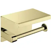 Best design Toiletrolhouder Nancy Telefoonhouder 13.5x10 cm Mat Goud