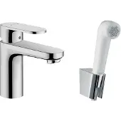 Hansgrohe Wastafelmengkraan Vernis Blend Eengreeps 100 Met Handdouche en Doucheslang 160 cm Chroom