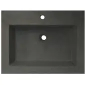 Sanilux Wastafelblad 60x47x5 cm Beton-Grijs (1 kraangat)