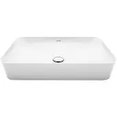 Boss & Wessing Opbouw Wastafel BWS Juno 60x40cm Keramiek Mat Wit