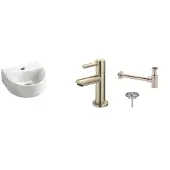 Wiesbaden Fonteinpack lara halfrond 30x25x12 cm rvs