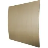 Boss & Wessing Badkamer ventilator pro design nalooptimer 100mm 75 m3 goud kunststof