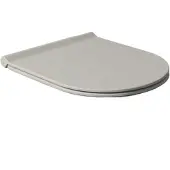 Salenzi Toiletzitting form slim mat grijs