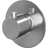 Brauer Chrome Edition inbouwthermostaat rond chroom