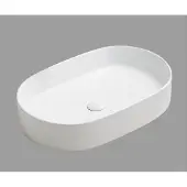 Sanilux Waskom opus keramiek met extra dunne rand mat wit