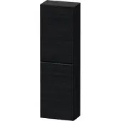 Duravit Hoge kast d-neo kolomkast wand 132 cm linksdraaiend mat eiken zwart